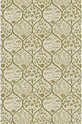 Sowerby Heavy Linen Fabric  - Olive and Brown