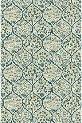 Sowerby Heavy Linen Fabric - Dark Blue and Green
