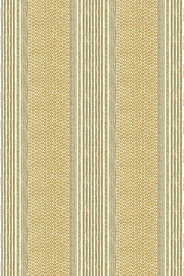 Rita Stripe Heavy Linen Fabric - Green and Olive