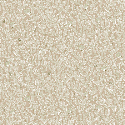 Coral Wallpaper - Edge Sand
