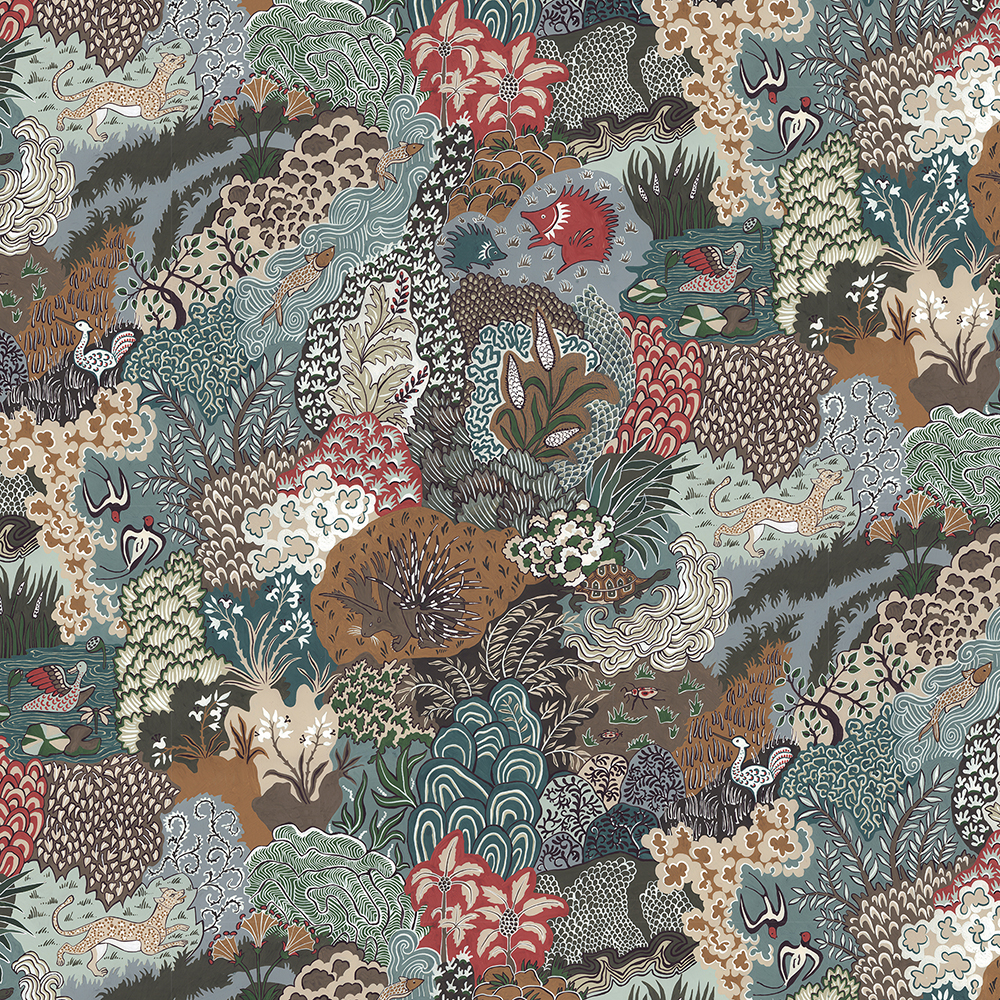 Whimsical Clumps Wallpaper - Multi